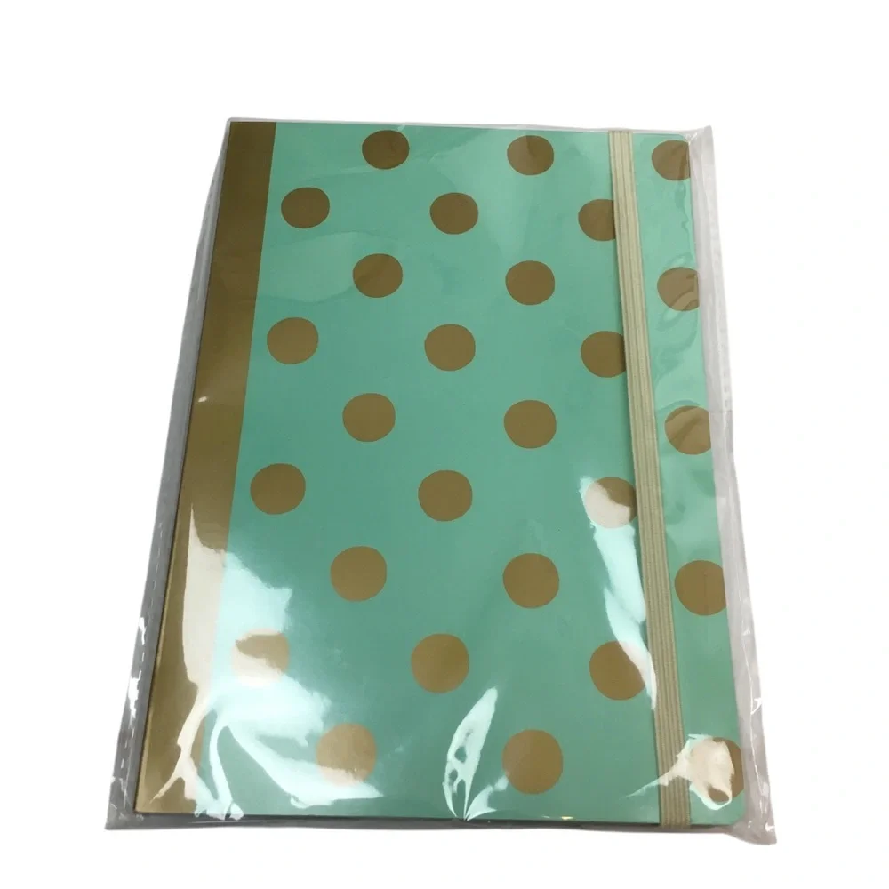 Planner Kit Stationery Set Journal Mechanical Pencils Blue Gold Dot Target NWT